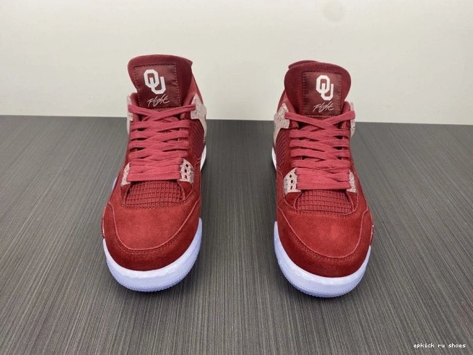 Cheap PE Sooners Retro 4 Oklahoma Jordan AJ4-904282 0804